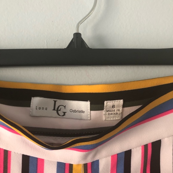 LENA GABRIELLE Striped Wide Leg Pants NWOT - Picture 5 of 8